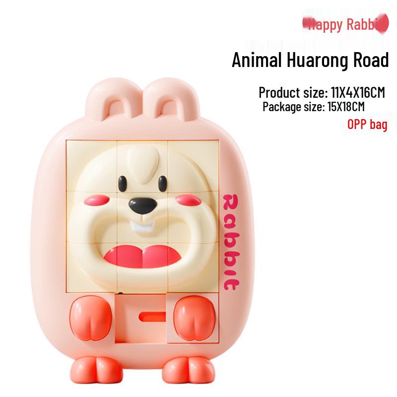Smart Magnetic Huarong Dao Children s 3D Sliding Animal Puzzle Toy with Free Shipping