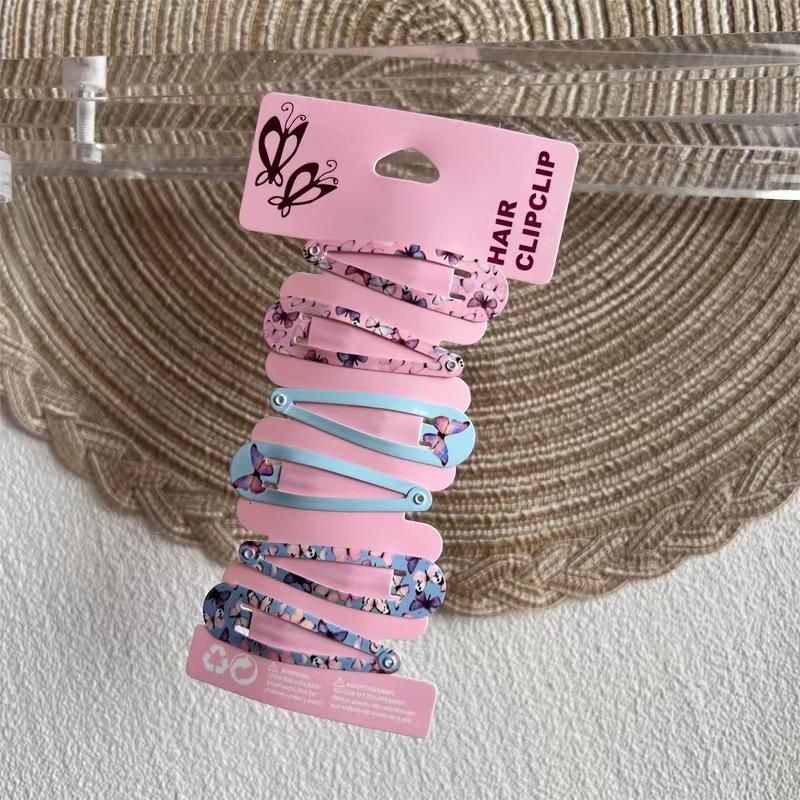 New Cartoon Cute Printed Hairpins Set Women Girls Child Hairgrips Hair Clips Pins Barrettes Accessories Hairclip Headdress