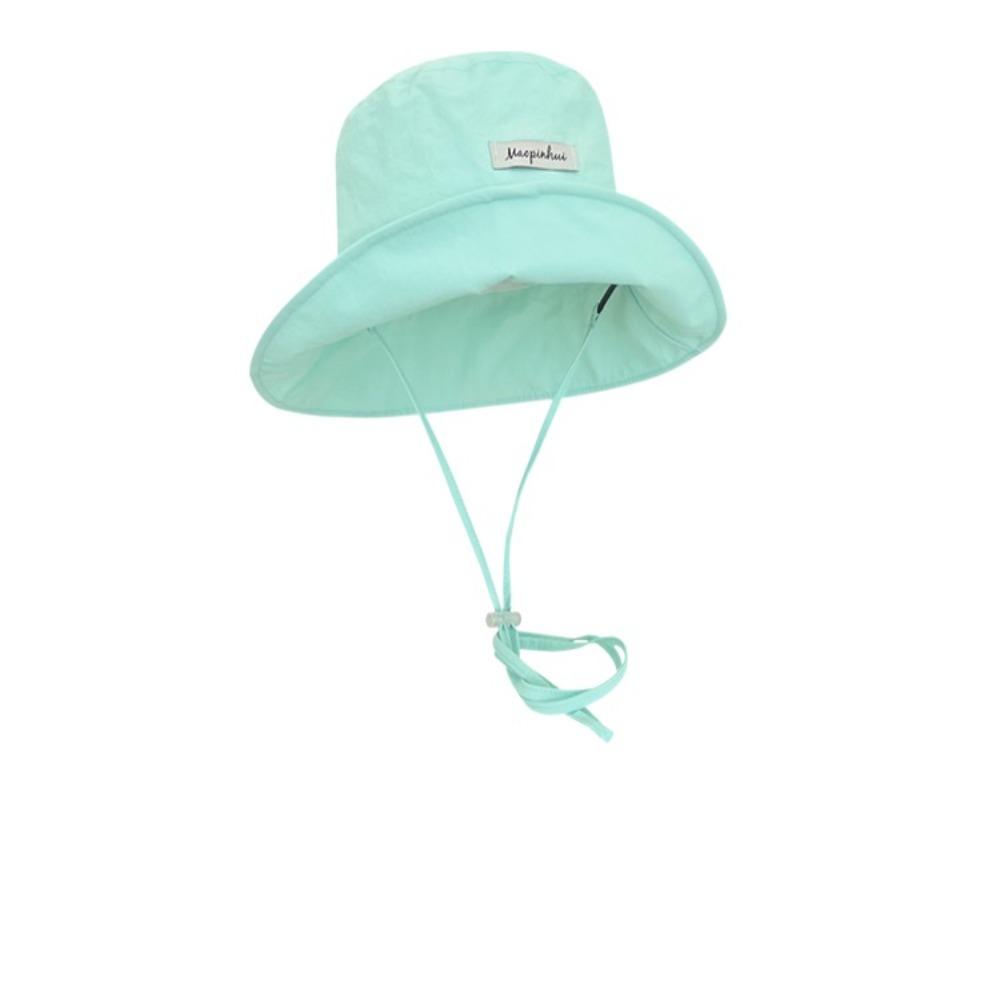 

Солнцезащитная шляпа-панама Складная сумка на шнурке Модная летняя шляпа от солнца зелёный