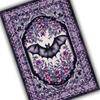 Vintage Goth Teppich Lila Rokoko Gotischer Fledermaus Teppich Für Schlafzimmer Dekor Eklektisches Zuhause Halloween Dekoration