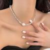 A Few Taels Of Light Luxury Broken Silver Imitation Pearl Necklace, With A Niche Design And Exquisite Collarbone Chain, Versatile Necklace