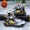 Wasserdichte Baumwoll-Sportschuhe für Jungen mit Plüschfutter - Warme Leder-Sneaker für Herbst/Winter