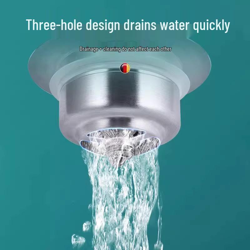 2-Pack Kitchen Sink Water Stoppers - Anti-Odor Pop-Up Cores