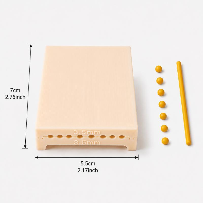 2 In 1 Eco Pla Clay Strip Ball Roller Mold Double Sided Polymer Clay Rolling Tool 2/2.5/3/3.5/4Mm Mini Clay Bead Maker Tool
