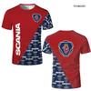 Heren 3D Geprint T-shirt Korte Mouw Ronde Hals Pullover casual top