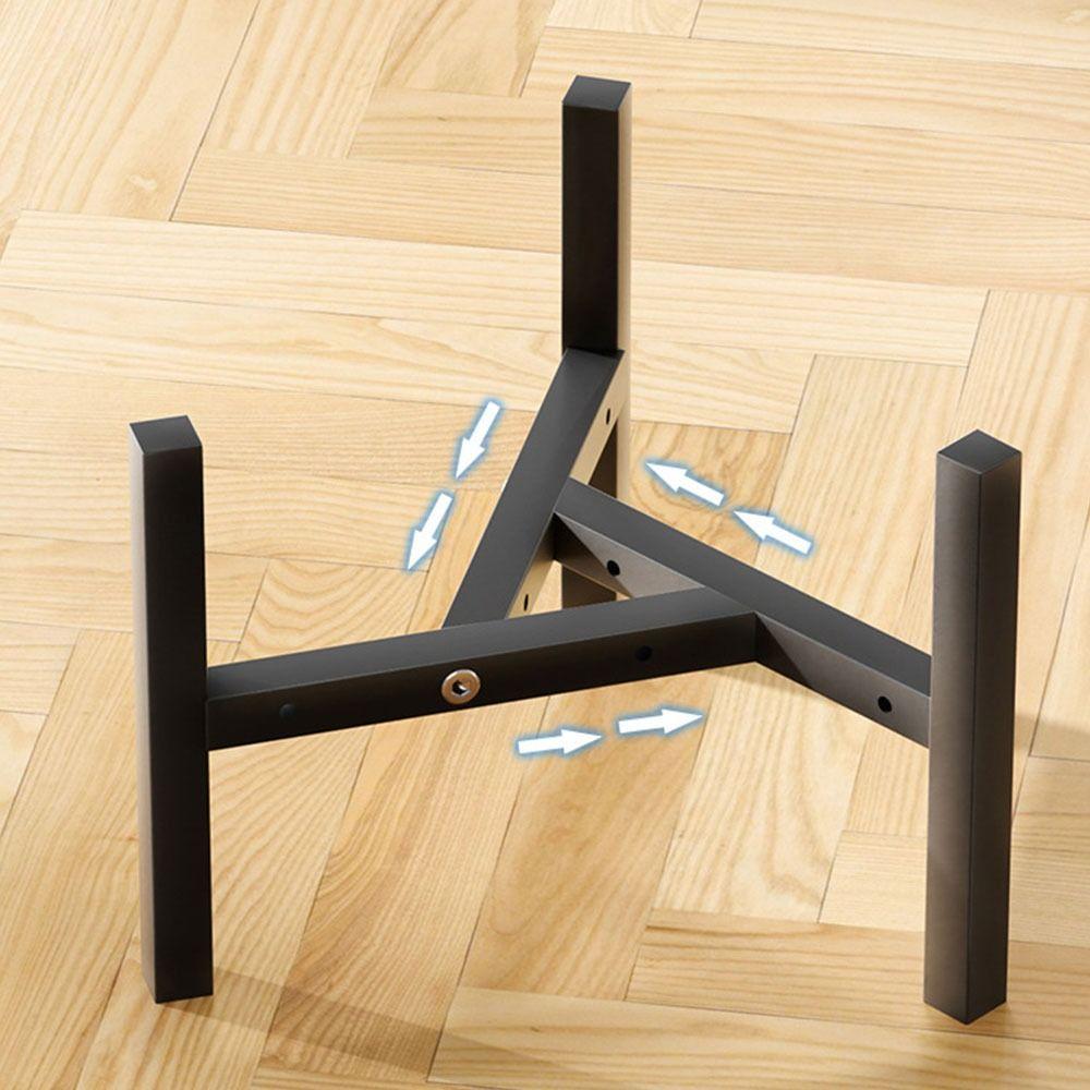 Floor-standing Flowerpot Bracket Metal Planter Shelf Stable Potted Holder Garden Display