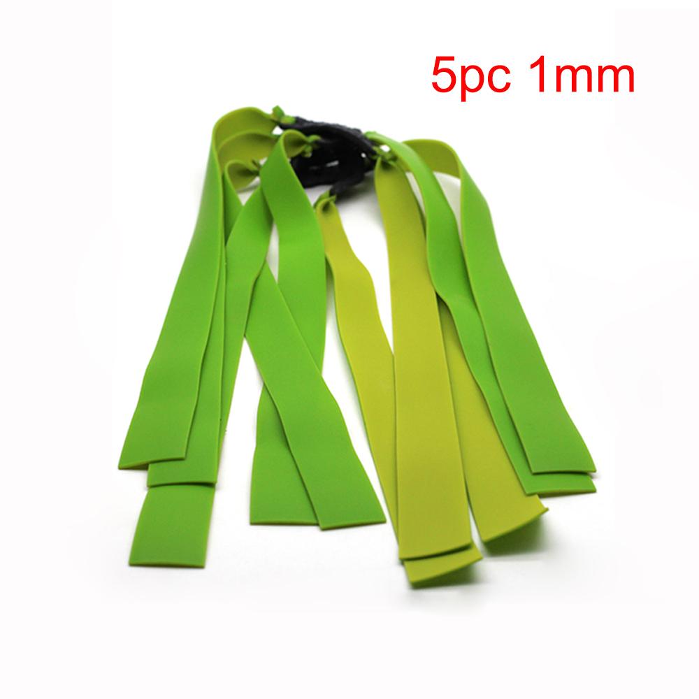

5 шт. 1,0 мм толстая плоская резиновая лента зеленого и желтого цвета для занятий спортом на открытом воздухе