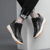 Men Genuine Leather Height Increase Sneakers Elevator Shoes Thick Platform Casual Athletic Leisure Comfortable Sports