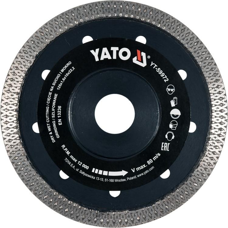 YT-59972 YATO 125MM CERAMIC CUTTING DISC