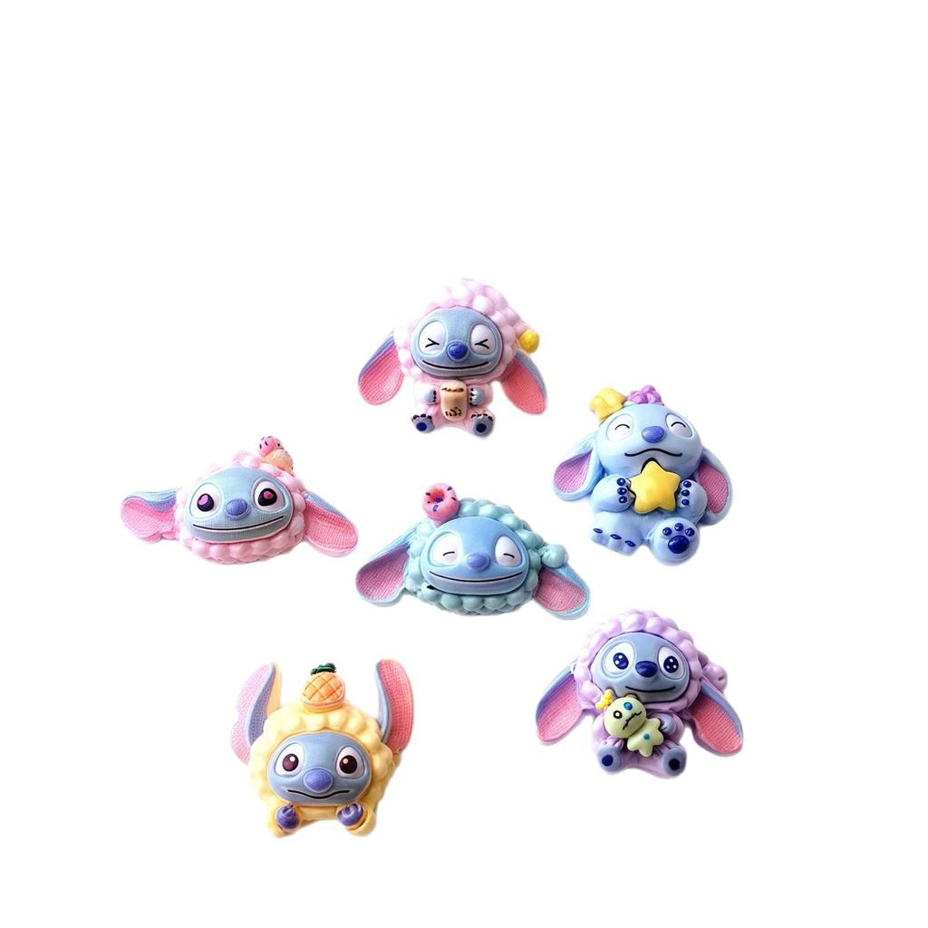 Anime Cartoon Headgear Resin Accessories: Handmade DIY Cream Glue Decorations for Hair Ties and Phone Cases.