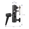 Camera Flash Bracket Mount With Umbrella Softbox Holder Live Tripod Light Parts Camera Flash Bracket H-Type Mount