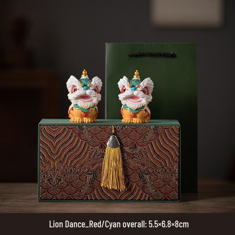 JINGRUIXIANG Фигурка Благоприятного Льва Подарок