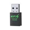WiFi 6 USB Dual-Band Bluetooth Wireless Network Adapter for Desktop Computers (Driver-Free, 300Mbps)