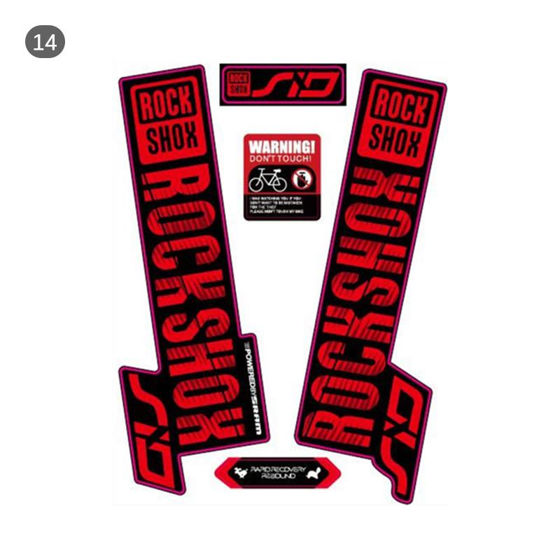 Rock Shox SID Front Fork Sticker Road Bike Race Accessories Decals NEW