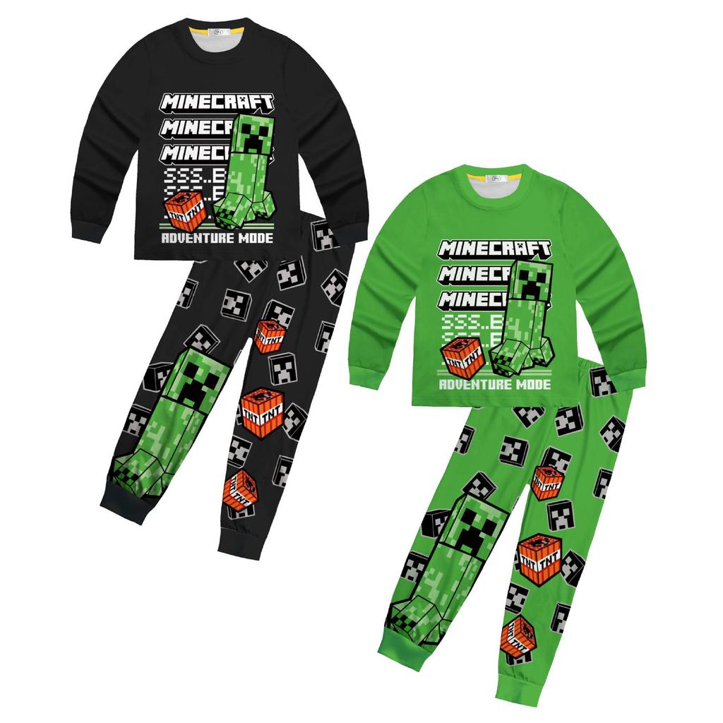 Minecraft Kids' Long Sleeve Pajama Set