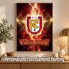 Union Berlin FC Custom Name Text 5D Diamond Painting Kit DIY Full Drill Diamond Art Decoration