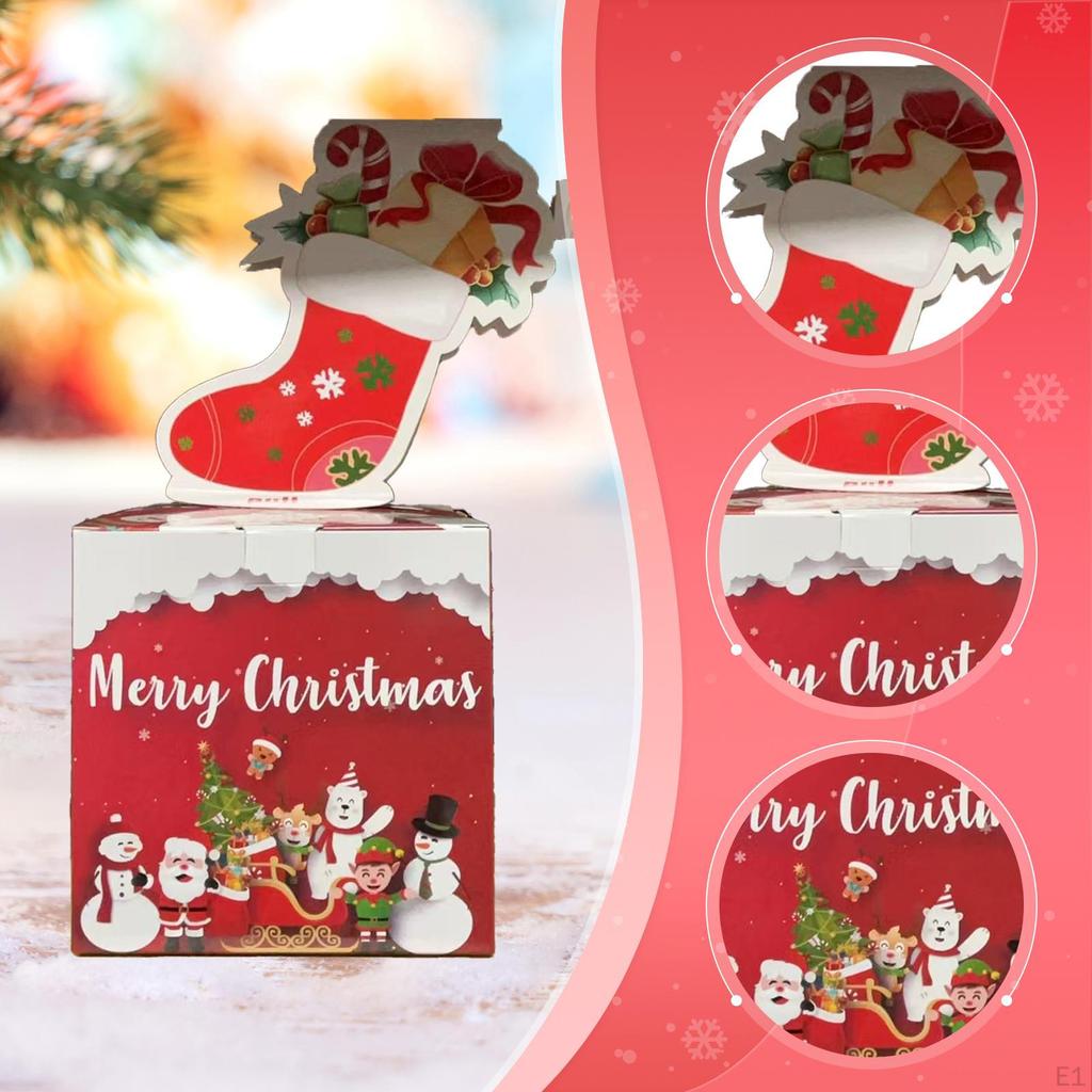 Christmas Money Box Gift Pull Out Case Cards for Women Kids Mom Colleagues Men