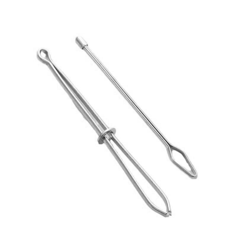 

Metal Drawstring Threader Tweezers Elastic Cord Threading Clip Easy Quick Threading Tool For Garment Repair Sewing Craft