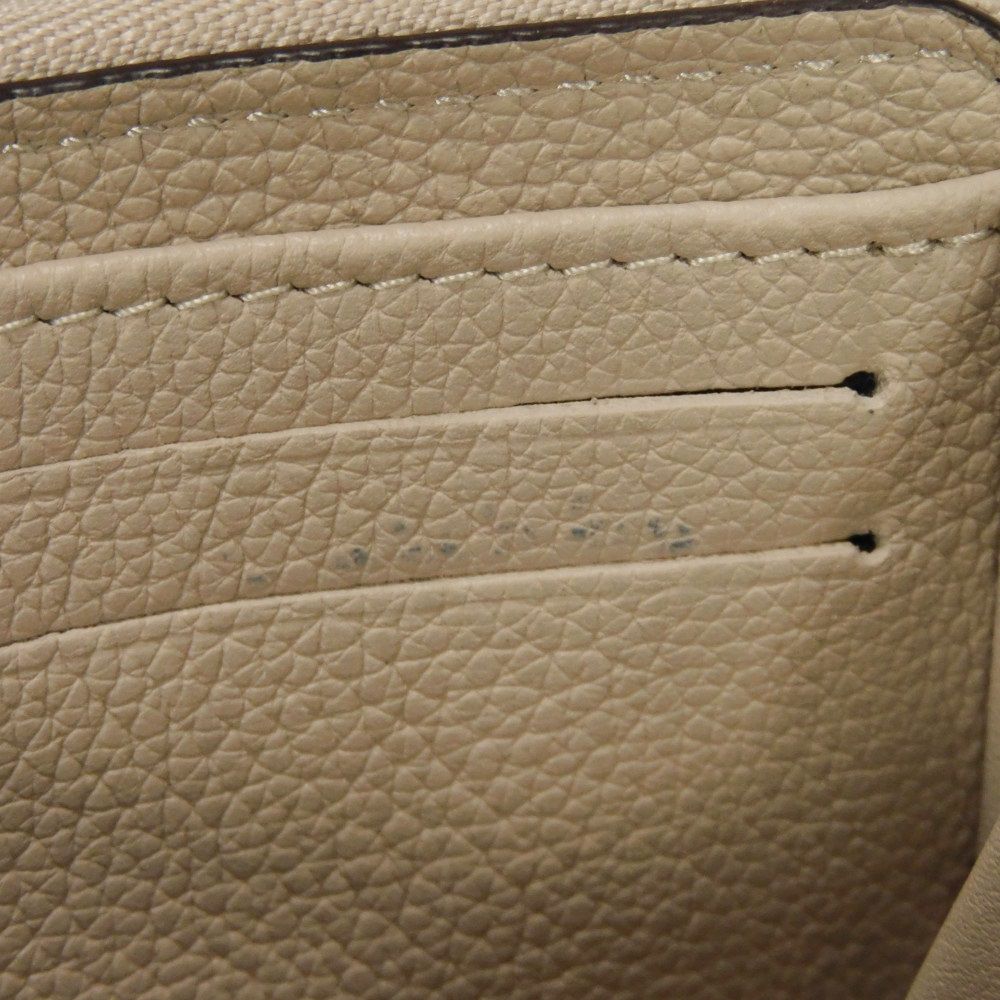 Used 12564 Lockme Zip Around Purse M80100 7943 LV Logo Zip Around RFID LV Signature Green Unisex from Japan AUTHENTIC