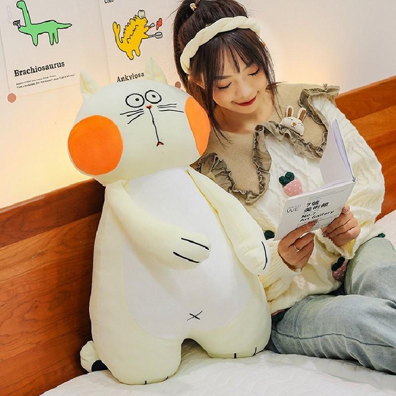 Plush Cat Blushing Toy Dolls Room Decoration Children Festivals Gift Pp Cotton