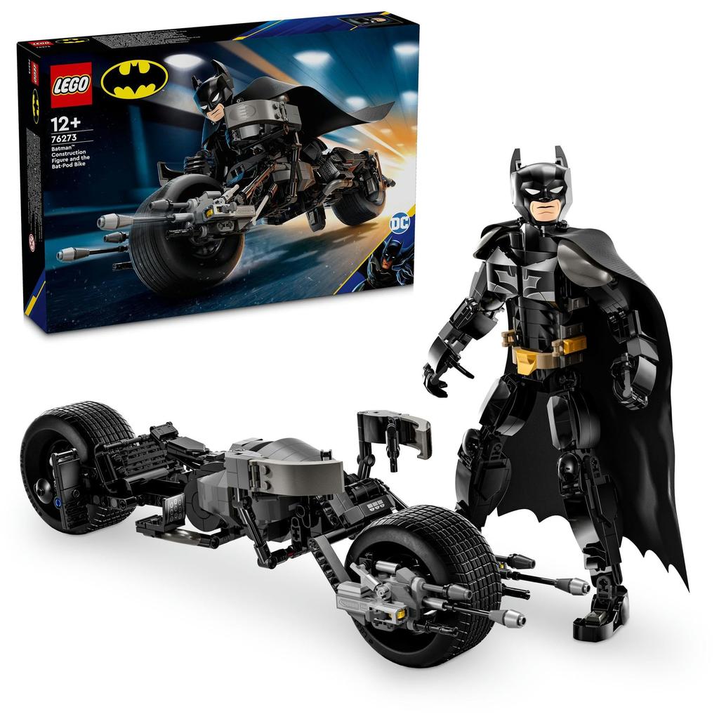 LEGO Super Heroes Batman Figure Batpod Bike Toy Present Birthday Block Christmas Boys Girls Children 12 Years Old 13 Years Old 14 Years Old Elementary