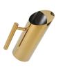 Spill Proof Spout Metal Beverage Pitcher 1 Liter Capacity 1L Metal Pitcher  For Bar