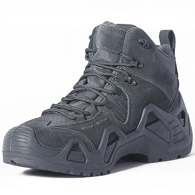 Bottes d'extérieur imperméables de combat et tactiques pour hommes pour la randonnée, le cyclisme, la pêche et l'alpinisme.