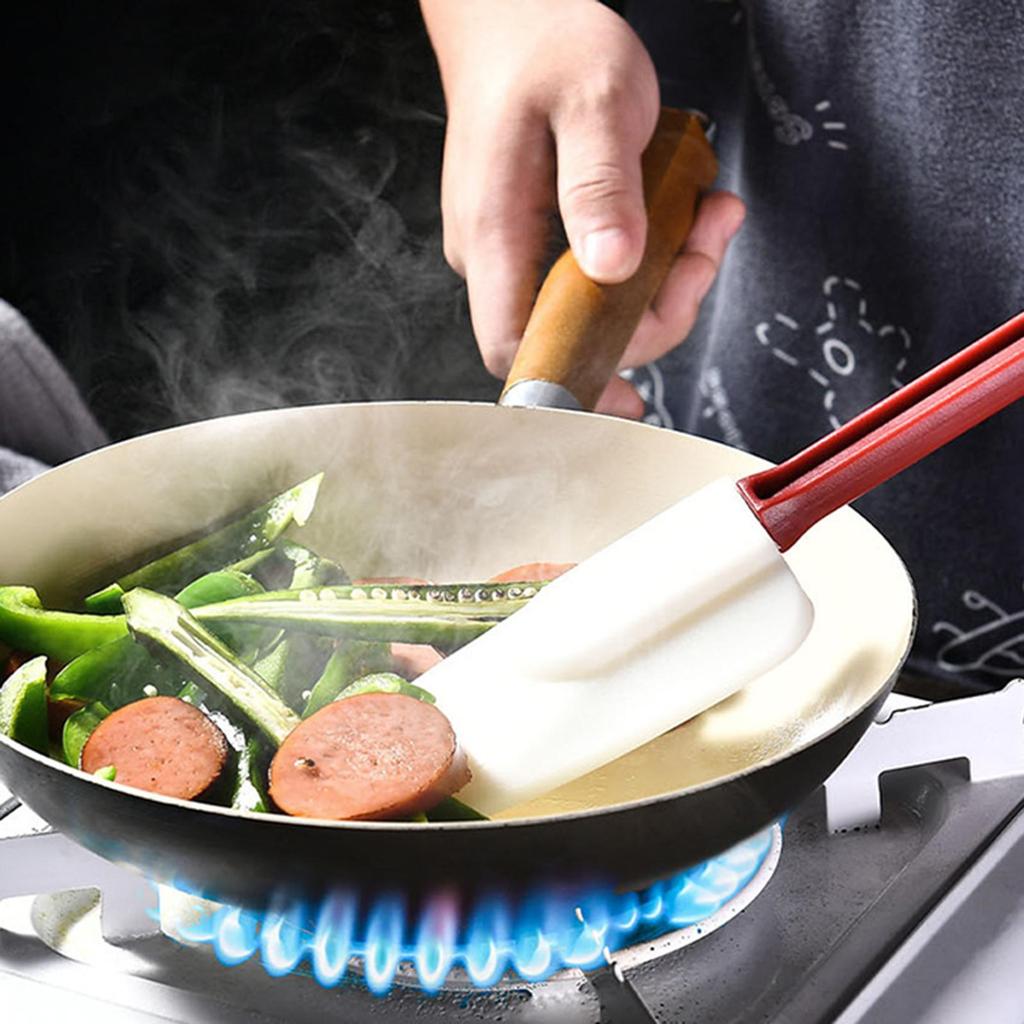 Silicone Scraper Food Grade Silicone Baking Spatula Cake Spatula Mixing Tool Baking Tool Kitchen Baking Accessories