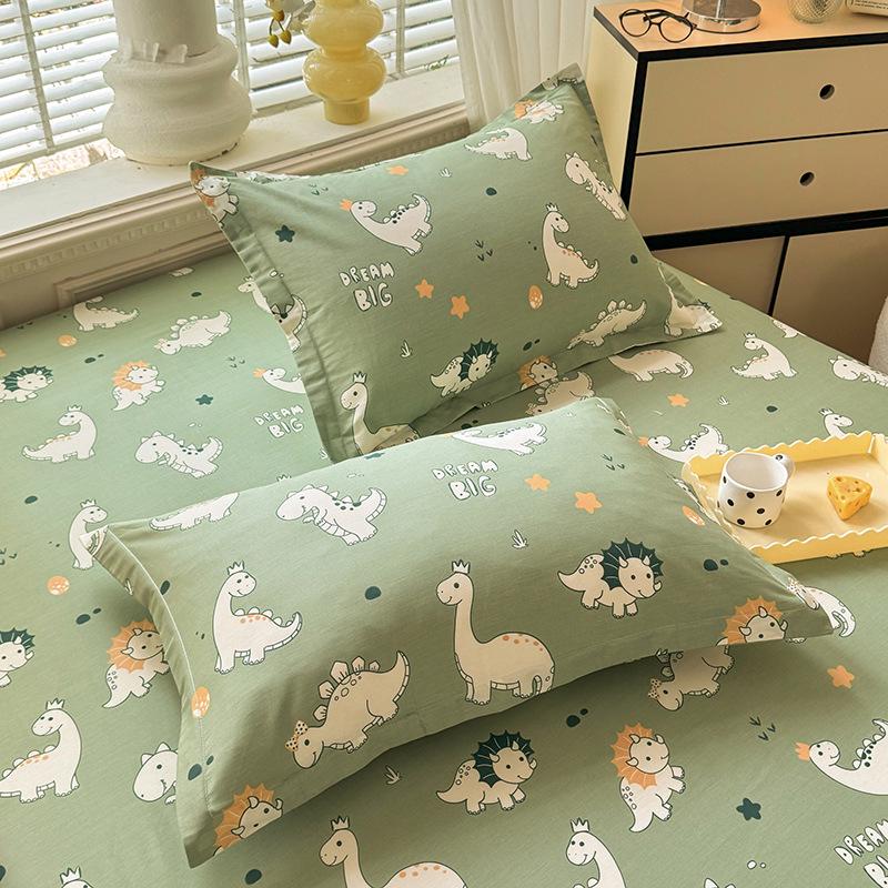 Cotton Pillowcases: Pure Cotton, Simple Style for Home, Dorms, Single & Double Rooms (Single/Pair)