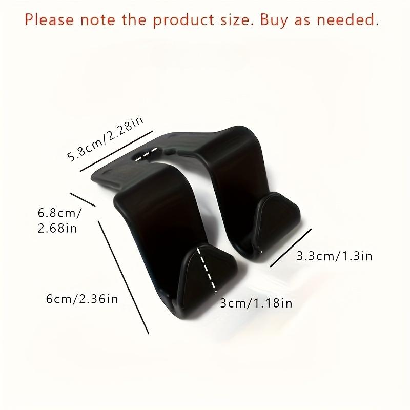 Heavy-Duty 1pcs Multi-Functional Car Seat Back Hooks - Space-Saving Dual Storage Clips, Suitable for Various Car Models