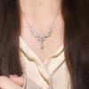 Summer New Romantic Wheat Spike Collarbone Necklace Women's Light Luxury Minimalist High-End Pendant
