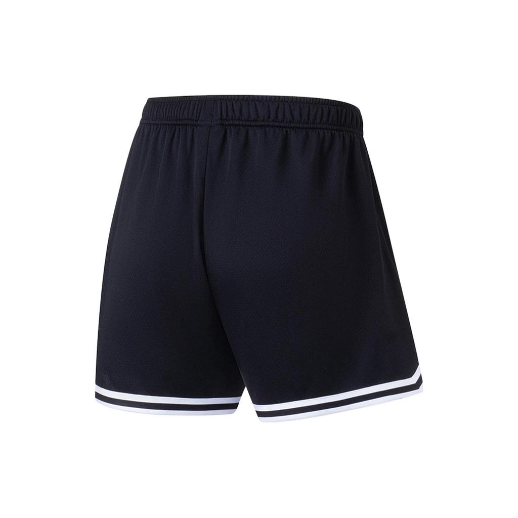 Li Ning Professionelle Basketballkollektion Basketballshorts Herren Schwarz AAPT005-4