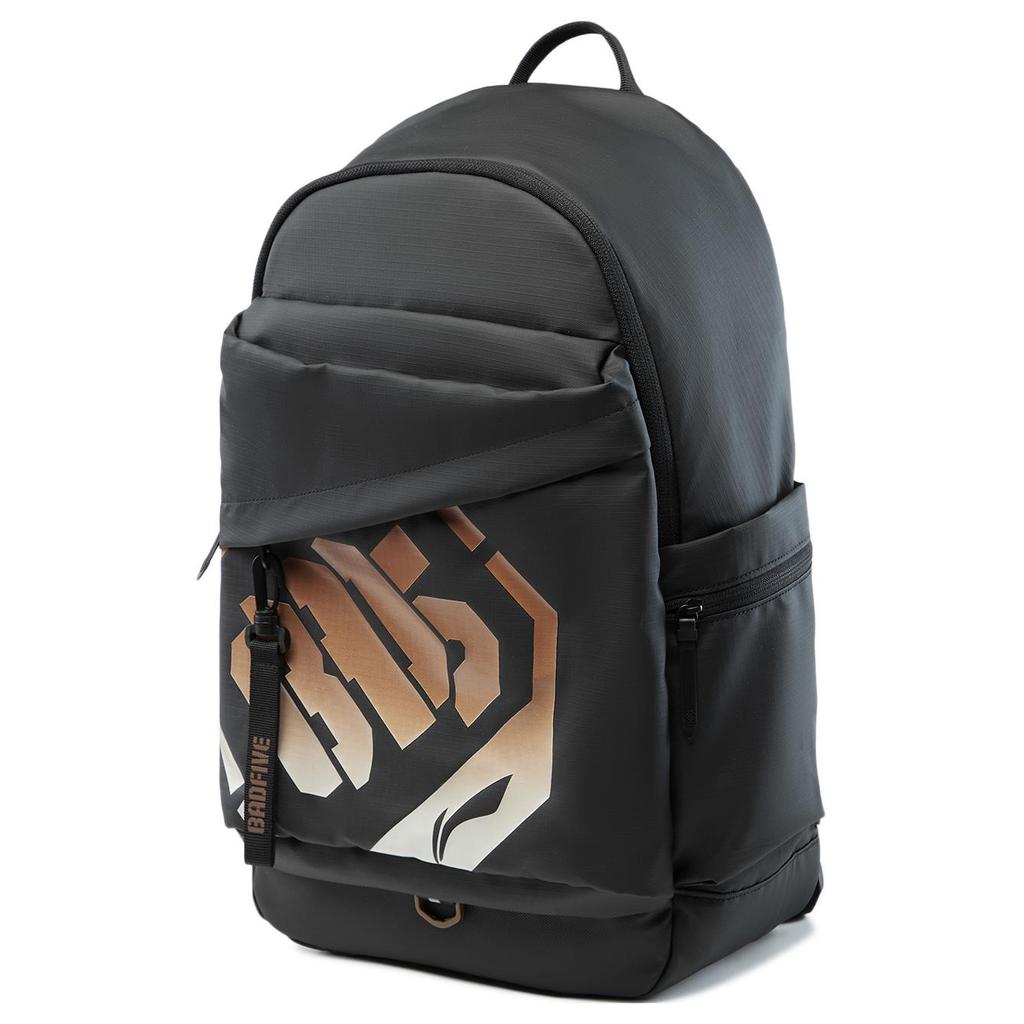 Li Ning Polyurethane Backpack Unisex Black Gradient ABSU205-2