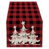Santa Claus Christmas Table Runner Snowflake Reindeer Christmas Table Flag Desk Decor Snowman Xmas Tablecloth Home Decor