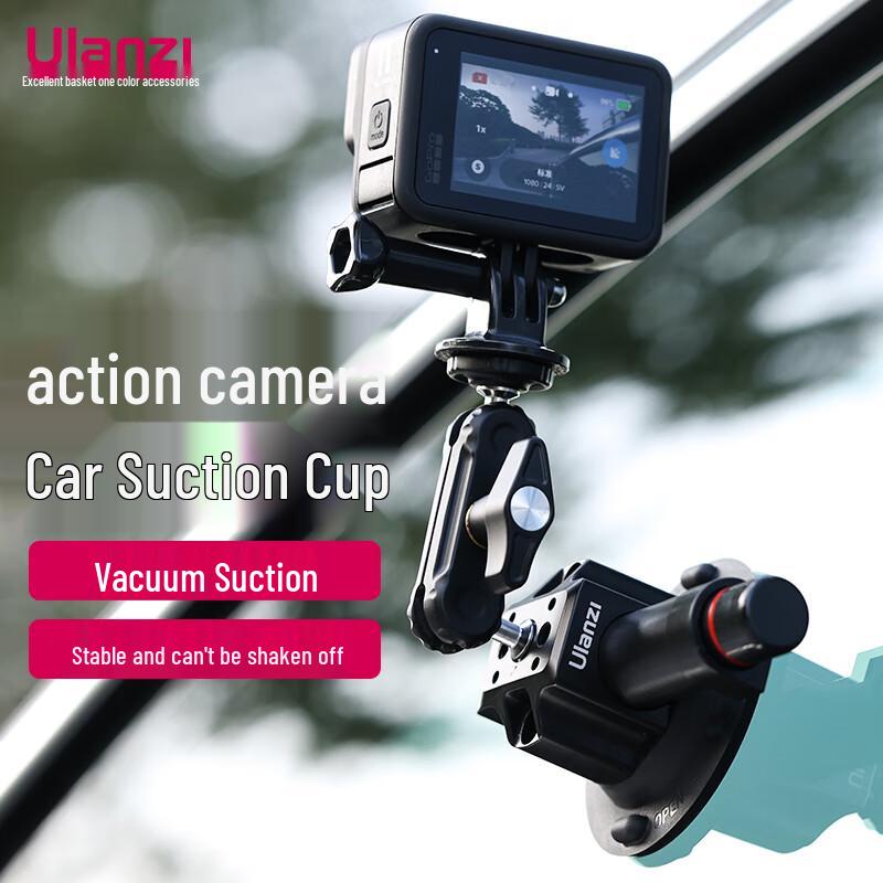 Ulanzi SC-01 Strong Suction Cup Sports Camera Car Mount