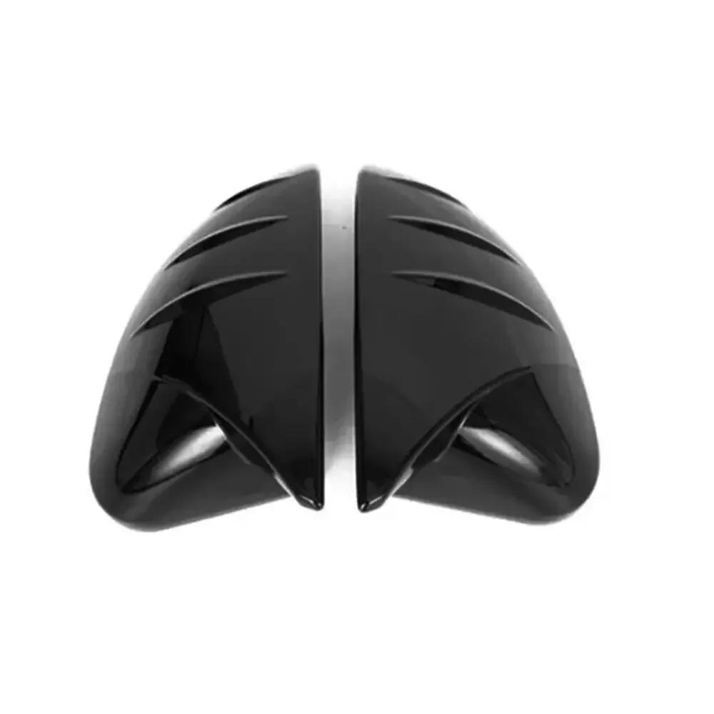 For Hyundai Sonata 11th 2024 Car Sticker Rearview Side Mirror Cover Wing Cap Exterior Door Rear View Case Trim Carbon Fiber Look