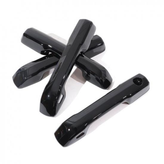 Glossy Black Exterior Side Door Handle Cover Trim  For Toyota Tacoma 2024+ US