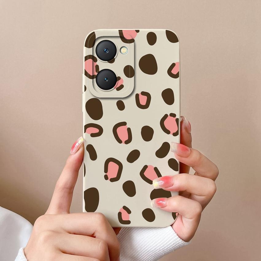 For Vivo Y03t U5x Y18i Y18t Y02t Y400 Pro iQOO Z9 Lite Fashion Label Patterns Phone Cover Screen Protector Anti Fall Shell For Vivo Silicone Soft Case