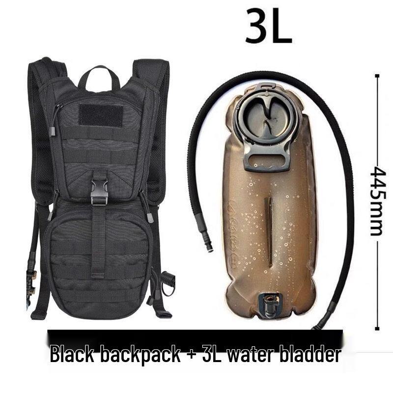 Jun Ding Ying 3L Outdoor Hydration Pack with Black Backpack