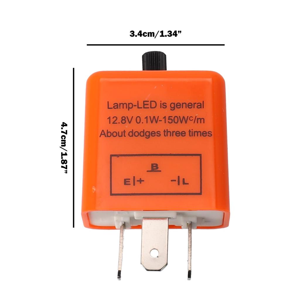 0.02A To 20A Flasher Relay 0.1W-150W.c/m Car Accessories