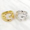 Spanish UNOde50 Vintage Irregular Open Ring for Women - Elegant European and American Cross-border Jewelry