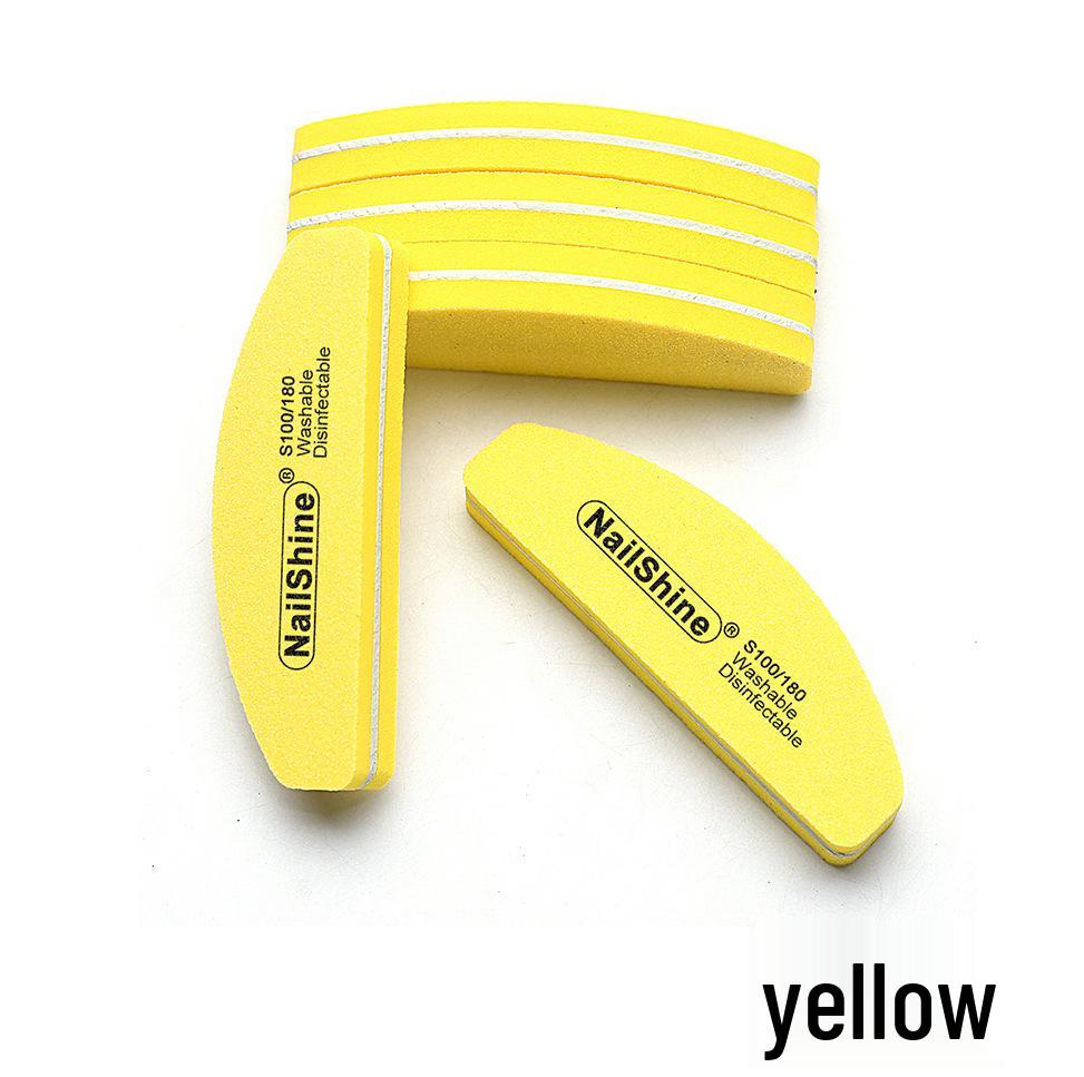 

Мини водонепроницаемая губка-баф для ногтей в форме полумесяца