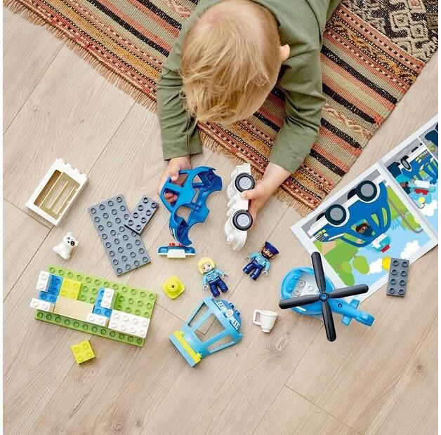 LEGO DUPLO 10959 Secție de poliție și elicopter cu sunet