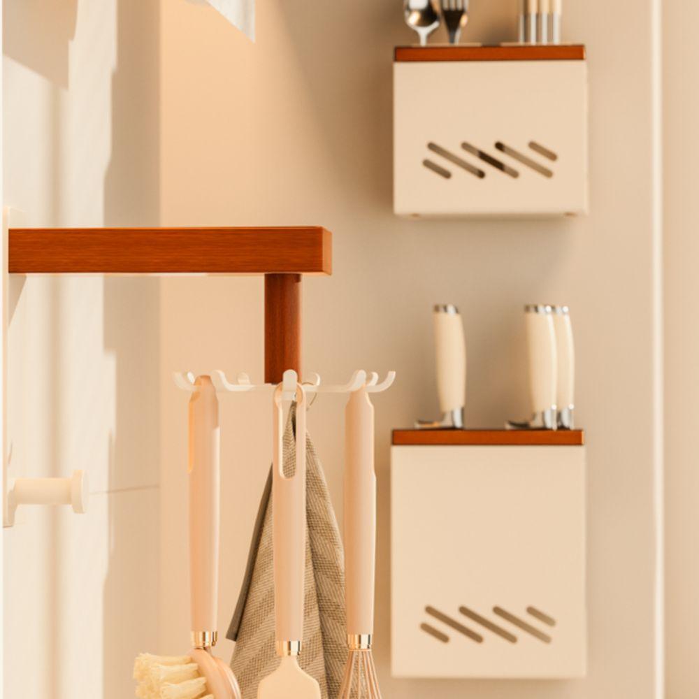 8-Claw Design 8-Claw Kitchen Hanger Multifunctional Utensil Organizer Pans Storage