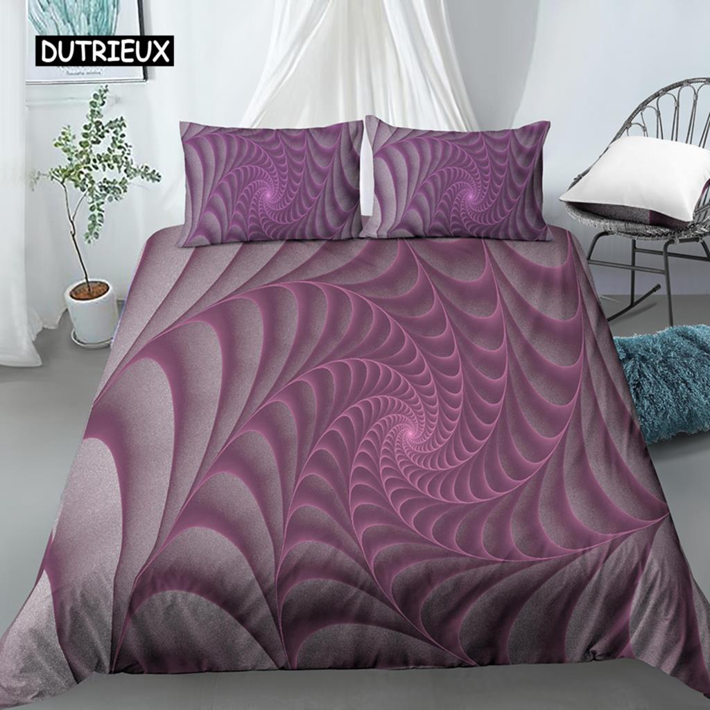 Set Copripiumino Geometrico Misura King Bianco Tonalità Oro Set Biancheria da Letto Bohemien Copripiumino Morbido con Federa Copripiumino Singolo