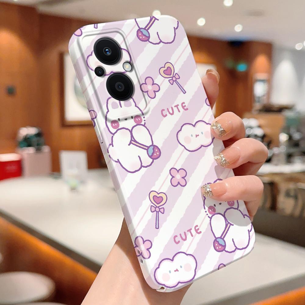 All-inclusive-Film-Telefonhülle, Cartoon-Modedesign, Hartschale, vollständige Abdeckung, stoßfeste Kamera-Schutzhülle für OPPO Realme OnePlus Infinix Tecno