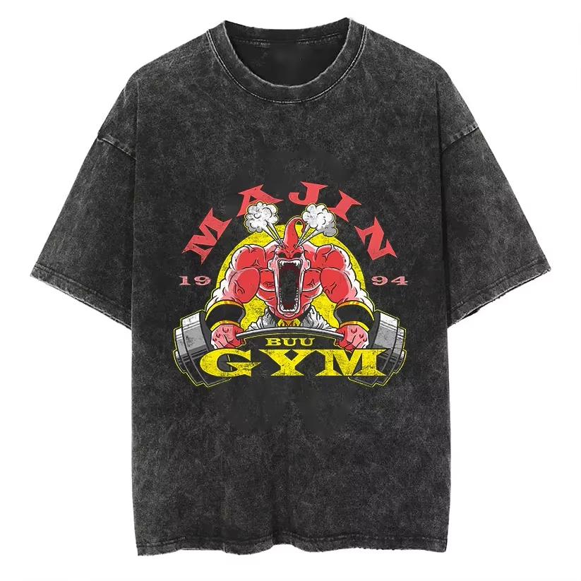

Japanese Anime Black Clover T Shirt Asta Graphic Tshirt Washed Oversized T Shirt Men Women Clothing Cotton Short Sleeves Tees XL