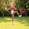 Traditional Feather Shuttlecock for Jianzi Foot Kick Game Durable Handmade Sports Training Equipment with Natural Feathers and Weighted Base