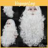 Santa Claus Beard And Wig Set Perfect Finishing Touch To Your Costume
