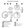Wiederaufladbare Milchpumpe, tragbar, kabellos, Anti-Reflux-Muttermilch, freihändig, intelligente tragbare Milchpumpe, Milchabsaugpumpe